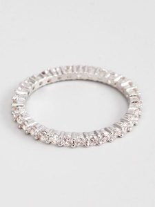 U.S. Polo Assn. Pierścionek z kryształami rozmiar: 52,5. Szare pierścionki U.S. Polo Assn., z kryształem, metalowe. Za 78,99 zł.