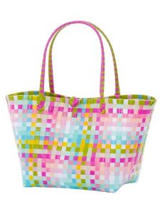 Overbeck and Friends Shopper bag "Tammy" ze wzorem - 34 x 20 x 26 cm rozmiar: onesize. Shopper bag Overbeck and Friends, bez wzorów, z materiału, na ramię, bez dodatków. Za 103,45 zł.