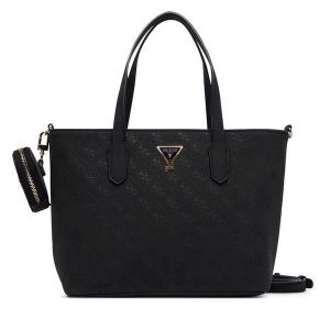 Torebka Guess. Czarne torebki klasyczne Guess, z aplikacjami, bez dodatków. Za 324,99 zł.