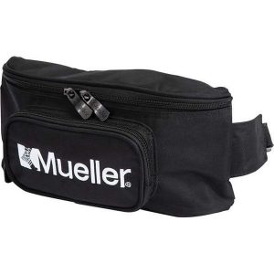 Saszetka nerka na biodra z trzema kieszonkami Mueller. Czarne nerki i saszetki MUELLER, bez wzorów. Za 80,00 zł.