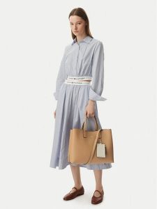 Tommy Hilfiger Torebka Th Icon Satchel AW0AW18723 Khaki. Brązowe torebki klasyczne TOMMY HILFIGER, bez wzorów, ze skóry, bez dodatków. Za 699,99 zł.