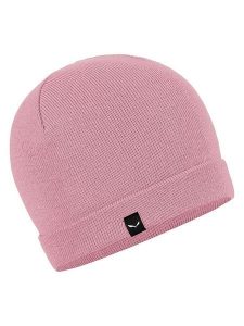 Salewa Czapka beanie "Puez Merino" w kolorze jasnoróżowym rozmiar: onesize. Różowe czapki Salewa, bez wzorów. Za 109,26 zł.