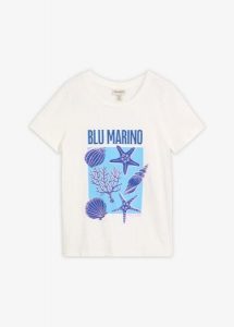 T-shirt z czystej bawełny organicznej. Białe t-shirty bonprix, bez wzorów, z bawełny, bez kołnierzyka, bez ramiączek. Za 64,99 zł.