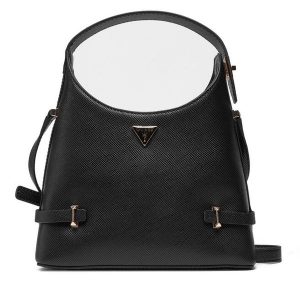 Torebka Guess. Czarne torebki klasyczne Guess, z aplikacjami, bez dodatków. Za 349,99 zł.