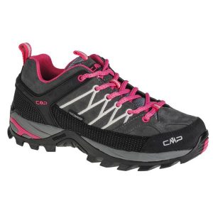 Buty trekkingowe damskie CMP Rigel Low. Czarne buty trekkingowe CMP, z materiału, bez zapięcia. Za 476,00 zł.