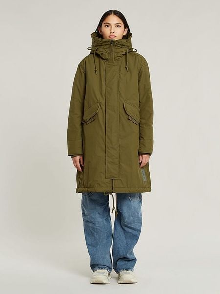 G-Star Parka w kolorze khaki rozmiar: XXS. Brązowe płaszcze G-Star, xxs, bez wzorów, bez kaptura. Za 336,95 zł.