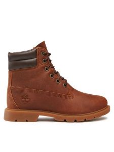 Timberland Trapery Linden Woods Wp 6 Inch TB0A156Z2421 Brązowy. Brązowe buty zimowe Timberland, ze skóry, bez obcasa, bez zapięcia. Za 649,99 zł.