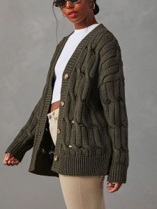 Milan Kiss Kardigan w kolorze kremowym rozmiar: XL. Brązowe kardigany Milan Kiss, z bawełny. Za 86,78 zł.