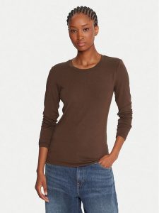 Weekend Max Mara Bluzka Multie 2525946012 Brązowy Slim Fit. Brązowe bluzki Weekend Max Mara, xl, bez wzorów, z wiskozy, bez kołnierzyka, bez ramiączek. Za 339,99 zł.
