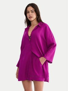 Triumph Koszulka piżamowa Summer Wear 10227228 Różowy Regular Fit. Czerwone koszule nocne Triumph, bez wzorów, z wiskozy, bez ramiączek. Za 179,99 zł.