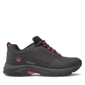 Trekkingi Halti. Czarne buty sportowe HALTI, bez wzorów, bez zapięcia, trekkingowe. Za 499,99 zł.