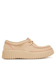Clarks Półbuty Torhill Bee 26181191 Écru. Półbuty Clarks, bez wzorów, ze skóry, bez obcasa, na płaskiej podeszwie, bez zapięcia. Za 289,99 zł.