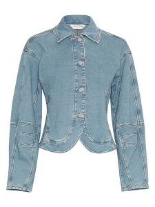 MOSS COPENHAGEN Kurtka dżinsowa w kolorze błękitnym rozmiar: M. Niebieskie kurtki Moss Copenhagen, m, bez wzorów, bez kaptura. Za 319,95 zł.
