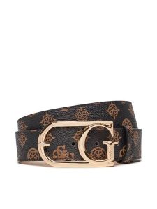 Guess Pasek Damski BW9201 P5135 Brązowy. Brązowe paski Guess, z aplikacjami, ze skóry. Za 159,99 zł.