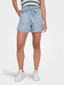 ONLY Szorty materiałowe Bea 15255715 Błękitny Regular Fit. Niebieskie szorty ONLY, bez wzorów, z bawełny. Za 139,99 zł.