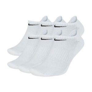 Lekkie Skarpety Unisex Dla Dorosłych (zestaw 6 Sztuk). Czarne skarpetki Nike, bez wzorów. Za 125,99 zł.