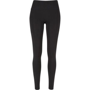 Damskie legginsy z recyklingu z kieszenią Urban Classics. Czarne legginsy Urban Classics, bez wzorów, z materiału. Za 175,50 zł.