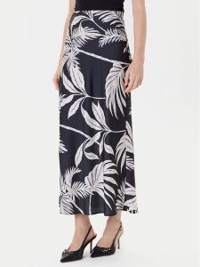 Guess Spódnica midi W5YD55 WF1T2 Czarny Regular Fit. Czarne spódnice Guess, xl, z aplikacjami, z syntetyku, midi. Za 299,99 zł.