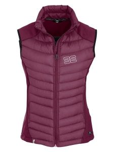 Maul Sport Kamizelka hybrydowa "Sardona Rec II" w kolorze fioletowym rozmiar: 38. Różowe kamizelki Maul Sport, bez wzorów, bez kołnierzyka, bez ramiączek, bez kaptura. Za 260,99 zł.