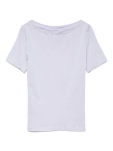 Vero Moda Koszulka w kolorze fioletowym rozmiar: M. Różowe bluzki Vero Moda, m, bez wzorów, bez kołnierzyka, bez ramiączek. Za 52,67 zł.
