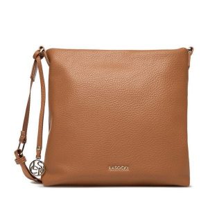 Torebka Lasocki. Brązowe torebki klasyczne Lasocki, bez wzorów, bez dodatków. Za 169,99 zł.