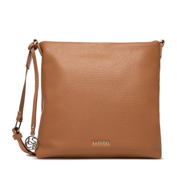 Torebka Lasocki. Brązowe listonoszki Lasocki, bez wzorów, bez dodatków. Za 169,99 zł.