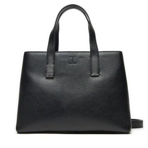 Torebka Calvin Klein. Czarne torebki klasyczne Calvin Klein, bez wzorów, bez dodatków. Za 349,99 zł.