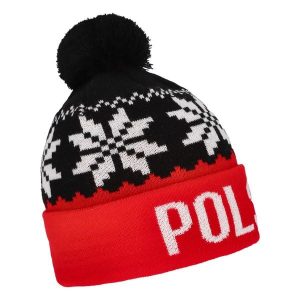 Czapka zimowa Polska KEEZA śnieżynki. Czapki KEEZA, bez wzorów, sportowe. Za 58,00 zł.