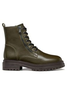 Geox Trapery D Iridea D16HRF 00039 C3009 Zielony. Zielone buty zimowe Geox, ze skóry, bez obcasa, bez zapięcia. Za 589,99 zł.