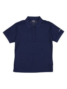 Craft Koszulka polo w kolorze granatowym rozmiar: 38. Niebieskie bluzki Craft, bez wzorów, bez kołnierzyka, bez ramiączek. Za 82,83 zł.