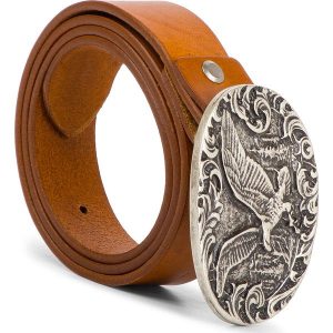 Pasek Damski WRANGLER - Eagle Belt W0B89U181 Cognac. Paski marki Wrangler. Za 189,00 zł.