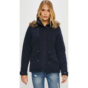 Only - Parka. Czarne kurtki marki ONLY, z materiału. W wyprzedaży za 159,90 zł.