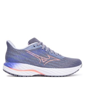 Buty do biegania Mizuno. Szare buty sportowe Mizuno, bez wzorów, bez zapięcia, do biegania, mizuno wave. Za 479,99 zł.