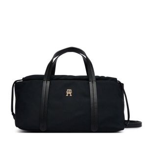 Torebka Tommy Hilfiger. Czarne torebki klasyczne TOMMY HILFIGER, bez wzorów, bez dodatków. Za 409,99 zł.