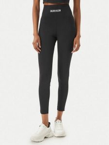 Calvin Klein Performance Legginsy LVGWS6L637 Czarny Slim Fit. Czarne legginsy Calvin Klein Performance, bez wzorów, z syntetyku. Za 269,99 zł.