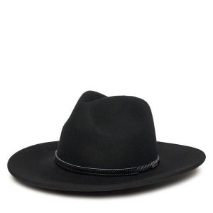 Kapelusz Barbour. Czarne kapelusze Barbour, bez wzorów. Za 469,99 zł.
