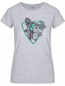 Kilpi Koszulka "Albion" w kolorze szarym rozmiar: 38. Szare bluzki Kilpi, bez wzorów, bez kołnierzyka, bez ramiączek. Za 60,99 zł.