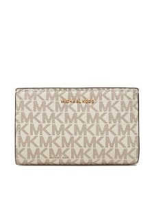 MICHAEL Michael Kors Portfel Bryant 32S5GYTZ2B Beżowy. Brązowe portfele MICHAEL Michael Kors, bez wzorów, ze skóry. Za 494,99 zł.