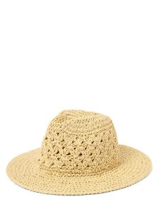 Marie Lund Kapelusz Kobiety papier beżowy, ONE SIZE. Brązowe kapelusze Marie Lund, bez wzorów. Za 129,95 zł.
