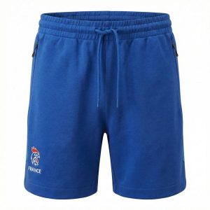 Krótkie spodenki damskie Francja TVL 2026/27. Niebieskie szorty ADIDAS, bez wzorów, sportowe. Za 285,00 zł.