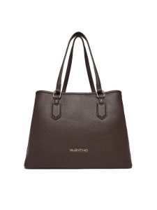 Valentino Torebka Brixton VBS7LX01 Brązowy. Brązowe torebki klasyczne Valentino, bez wzorów, ze skóry, bez dodatków. Za 589,99 zł.