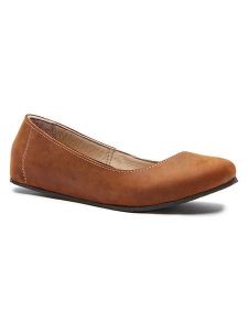 Comfortfusse Skórzane baleriny w kolorze brązowym rozmiar: 42. Brązowe balerinki Comfortfüße, bez wzorów, ze skóry, bez obcasa, bez zapięcia. Za 260,99 zł.