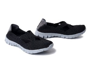 ROCK SPRING Carioca X black, półbuty damskie. Czarne półbuty Rock Spring, na lato, bez wzorów, bez obcasa, bez zapięcia. Za 204,90 zł.