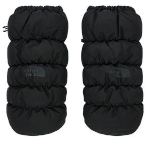 Rękawiczki Damskie The North Face. Czarne rękawiczki The North Face, bez wzorów, z dzianiny. Za 219,99 zł.
