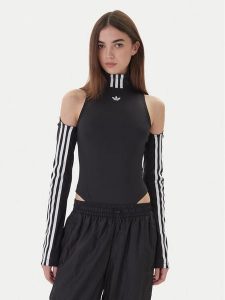 Adidas Body 2-In-1 Compression JW0119 Czarny Slim Fit. Czarne body i gorsety ADIDAS, bez wzorów, z syntetyku. Za 199,99 zł.