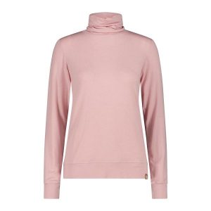 Damski sweter z okrągłym dekoltem CMP. Czerwone swetry klasyczne CMP, na zimę, z wełny, bez kołnierzyka. Za 290,50 zł.