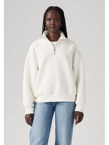 Levi's Bluza w kolorze białym rozmiar: XS. Białe bluzy Levi's®, s, bez wzorów, bez kaptura. Za 131,43 zł.