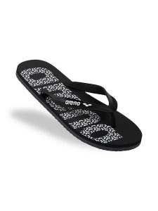 Arena Japonki w kolorze czarno-białym rozmiar: 48. Białe klapki Arena, bez wzorów, z otwartym noskiem, bez obcasa. Za 34,93 zł.