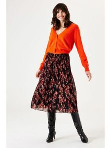 Garcia Spódnica w kolorze czarno-czerwonym rozmiar: XL. Czarne spódnice Garcia, xl, bez wzorów, midi. Za 122,96 zł.