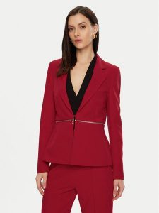 Rinascimento Marynarka CFC0121908003 Czerwony Regular Fit. Czerwone marynarki i żakiety Rinascimento, xs, bez wzorów, z syntetyku. Za 399,99 zł.